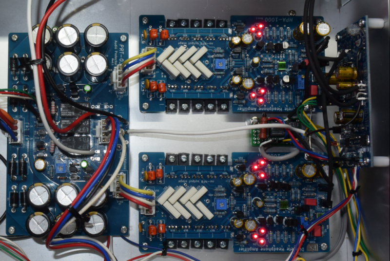 無帰還Ａ級ディスクリートヘッドホンアンプ HPA-1000 ・・・作成編